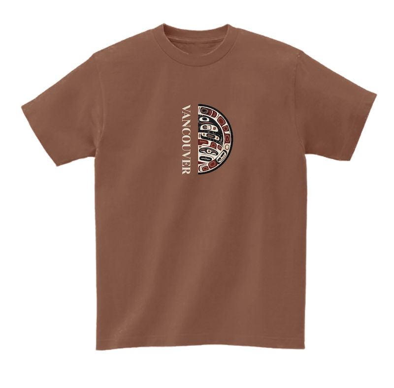 VT-104 Brown Inuit Art T-shirt