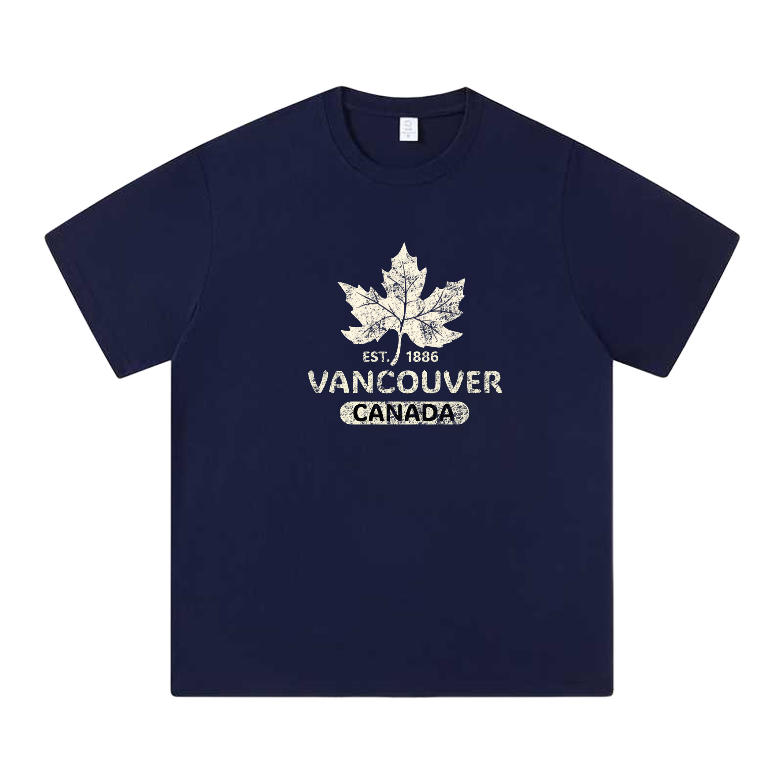 VT-402 Navy Blue White Maple Leaf