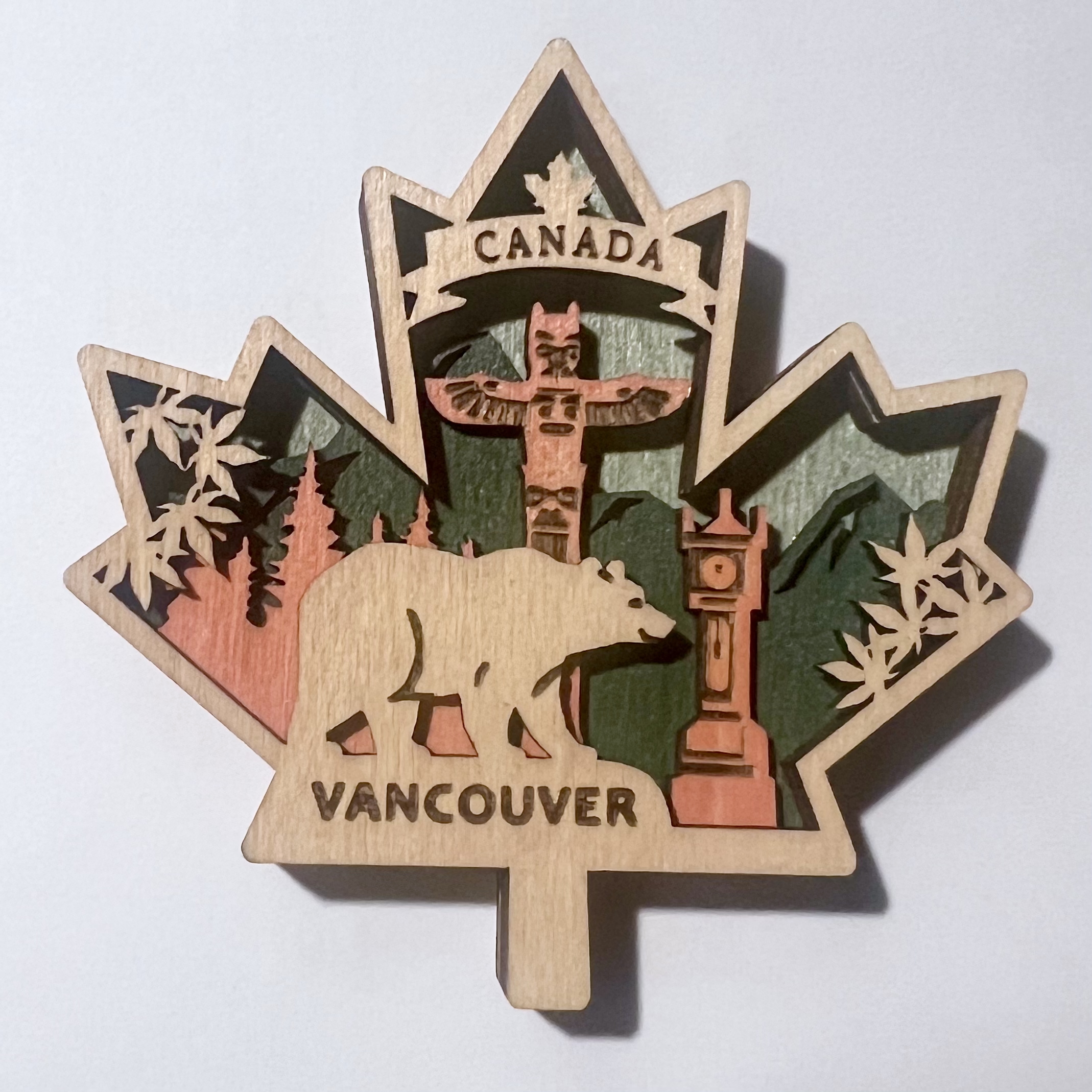 v0209 Wood Magnet