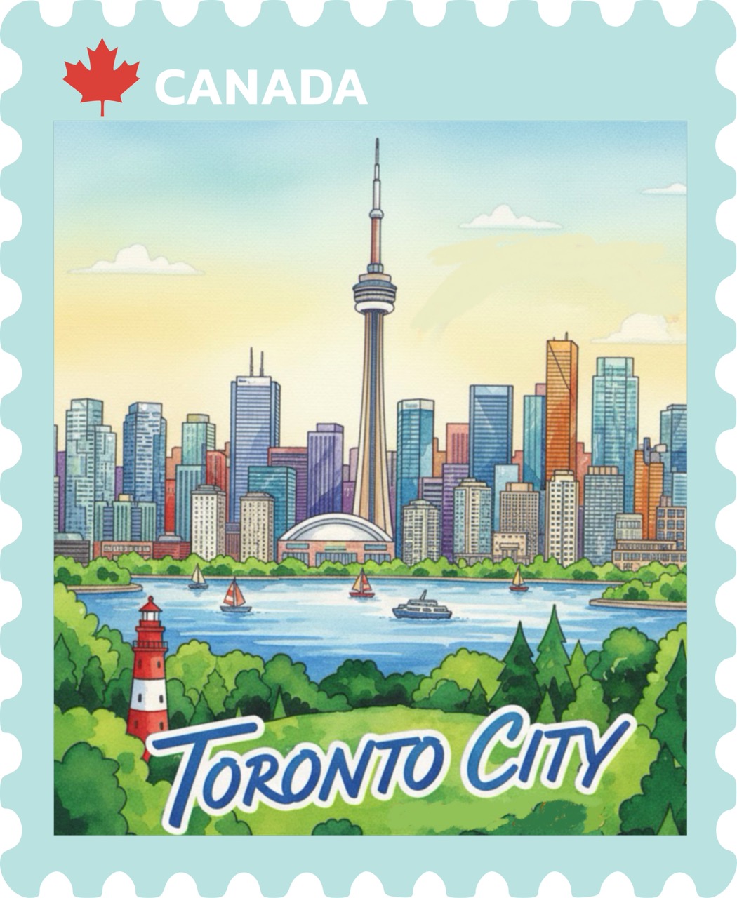 t0901 Watercolor Stamp
