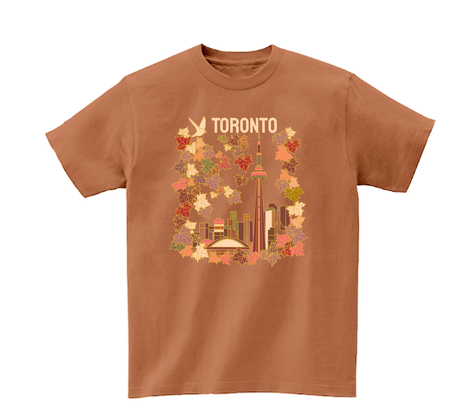 t1103 Brown Maple Leaves