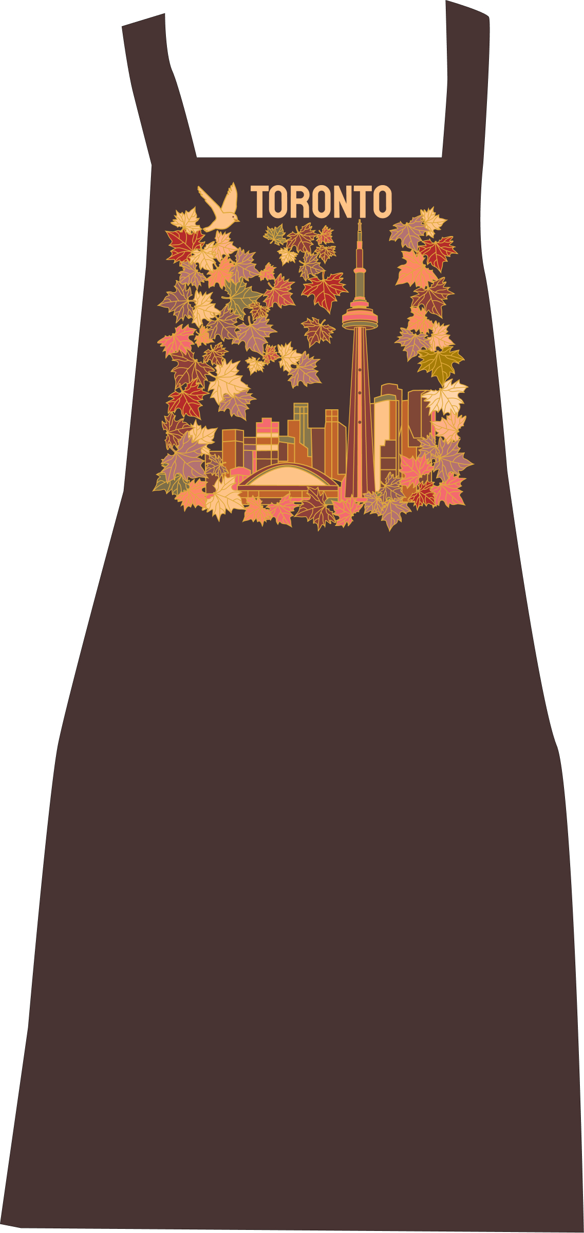 t1202 Maple Leaf Apron
