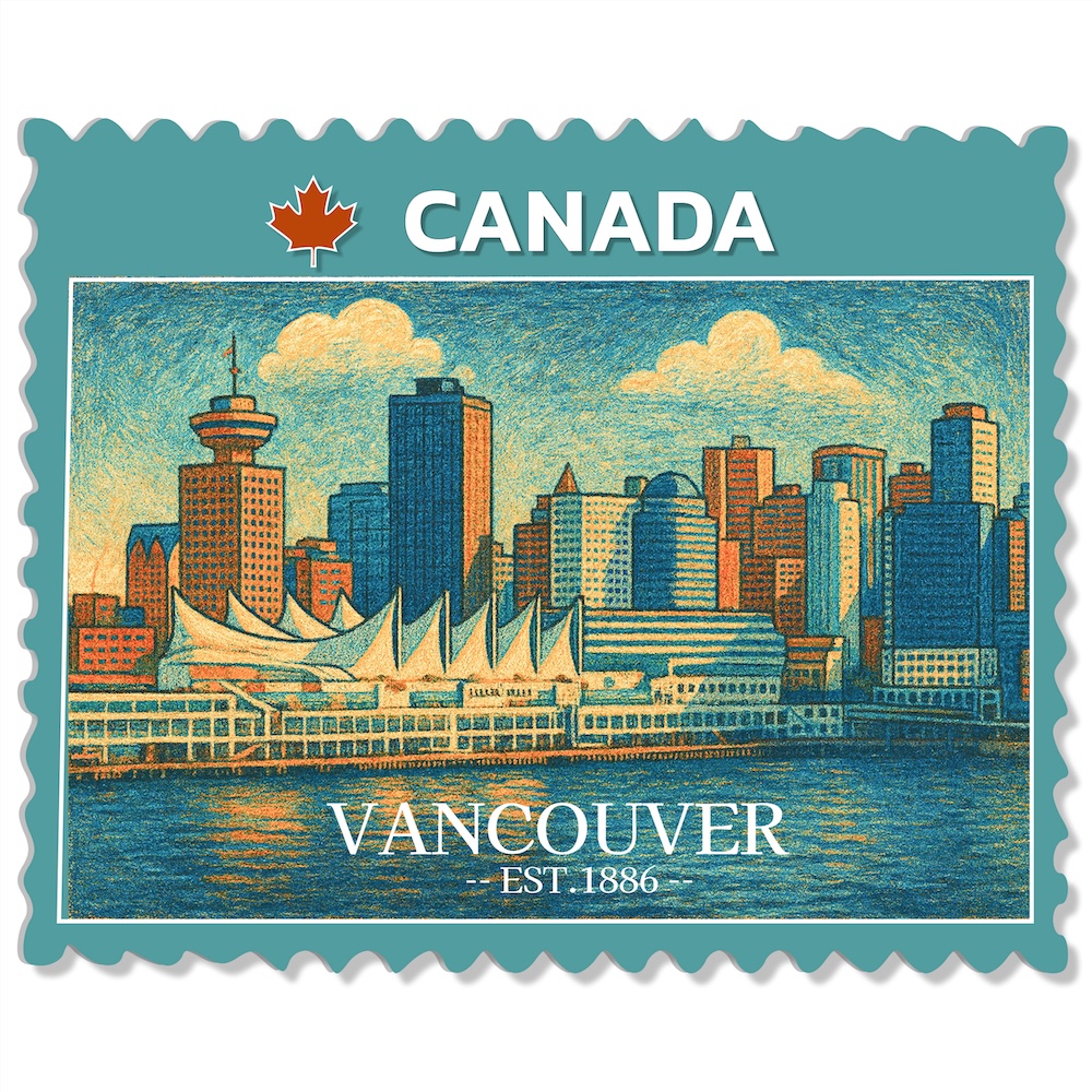 v0907 Postage Magnet