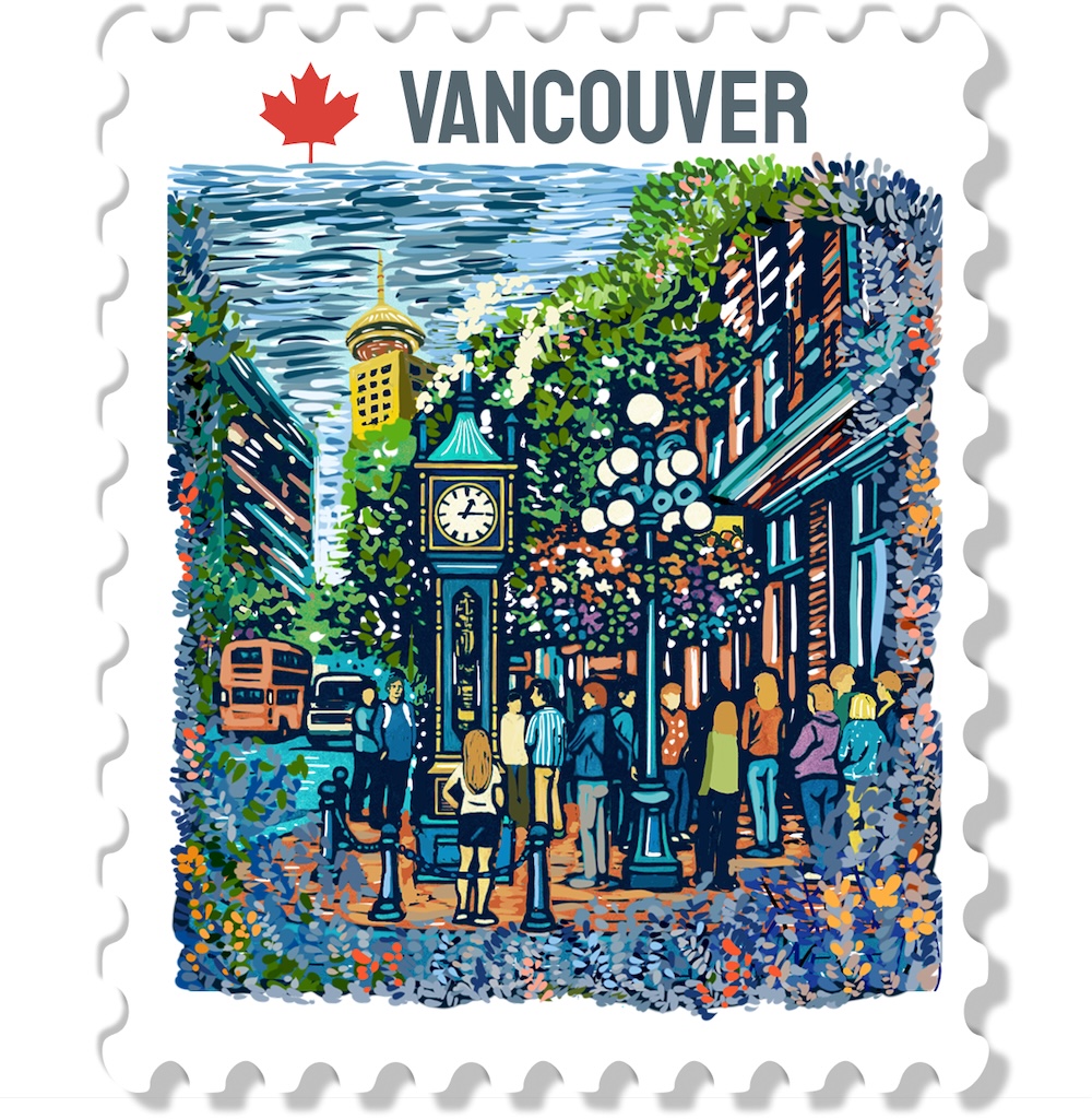 v0913 Postage Magnet