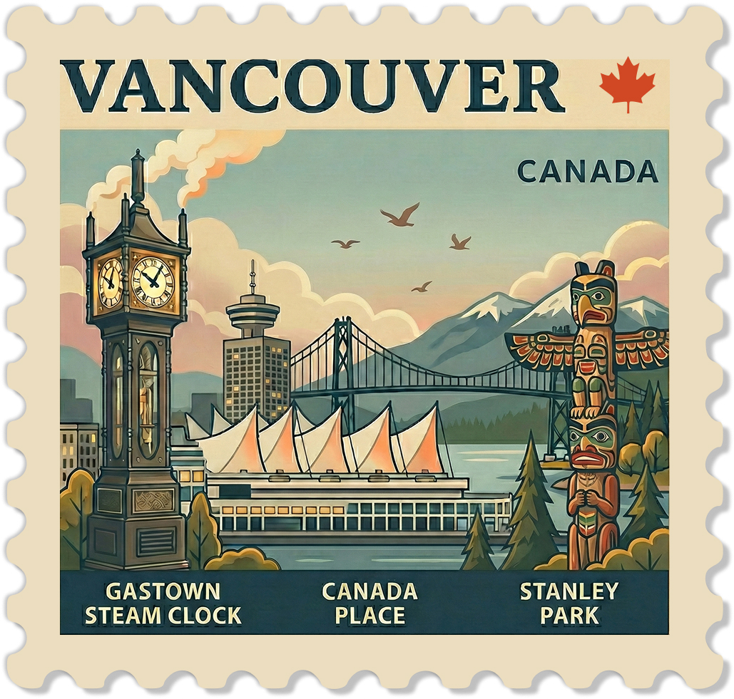 v0915 Postage Magnet